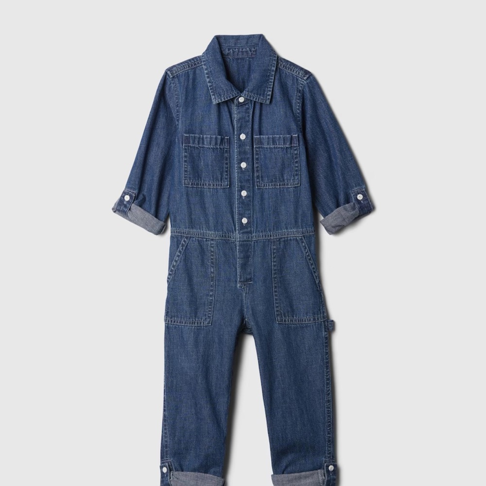 Kids Denim Jumpsuit